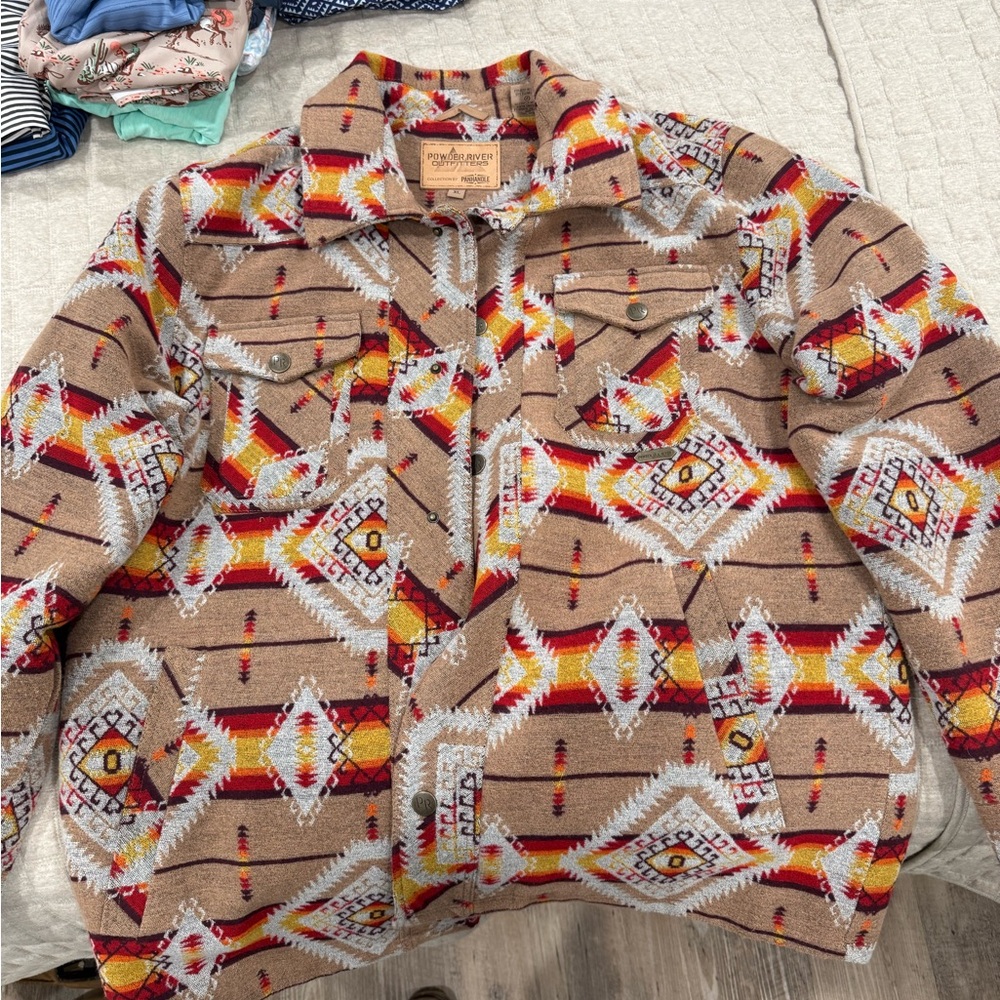 Men's Brown Patterned Jacket